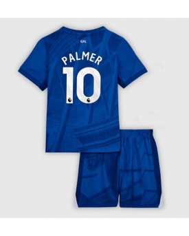 Billige Fotballdrakt Chelsea Cole Palmer #10 Replika Hjemmedraktsett Barn 2025-26 Kortermet (med bukser)